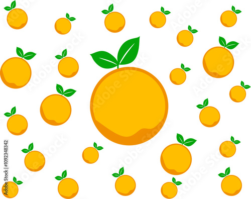 Orange Design, Orange vector. Geometric Orange Background.