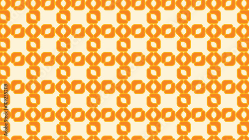 Modern vector abstract seamless geometric pattern with yellow color