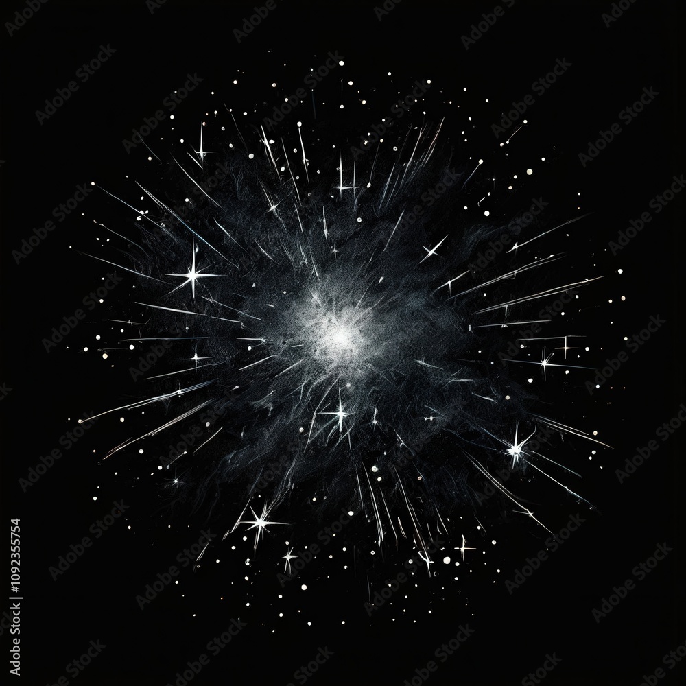 Obraz premium the AI Image Generator, portraying a universe nebula as a celestial mirage, a fleeting glimpse