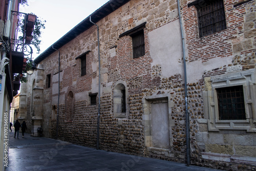 Calles del casco histórico de León, España