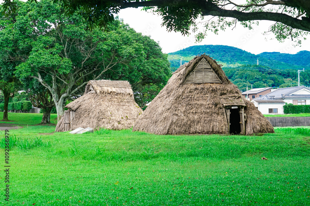 縄文時代と弥生時代の前後関係を初めて明らかにした橋牟礼川遺跡（鹿児島県指宿市）