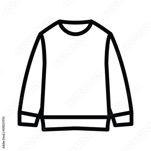 Icon of a basic long sleeve shirt for layering