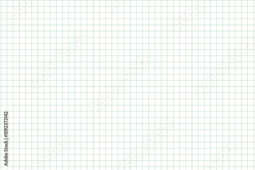 Graph paper. Printable squared grid paper with color horizontal lines. Geometric background for school, textures, notebook, diary. Realistic lined paper blank size reversal A5.