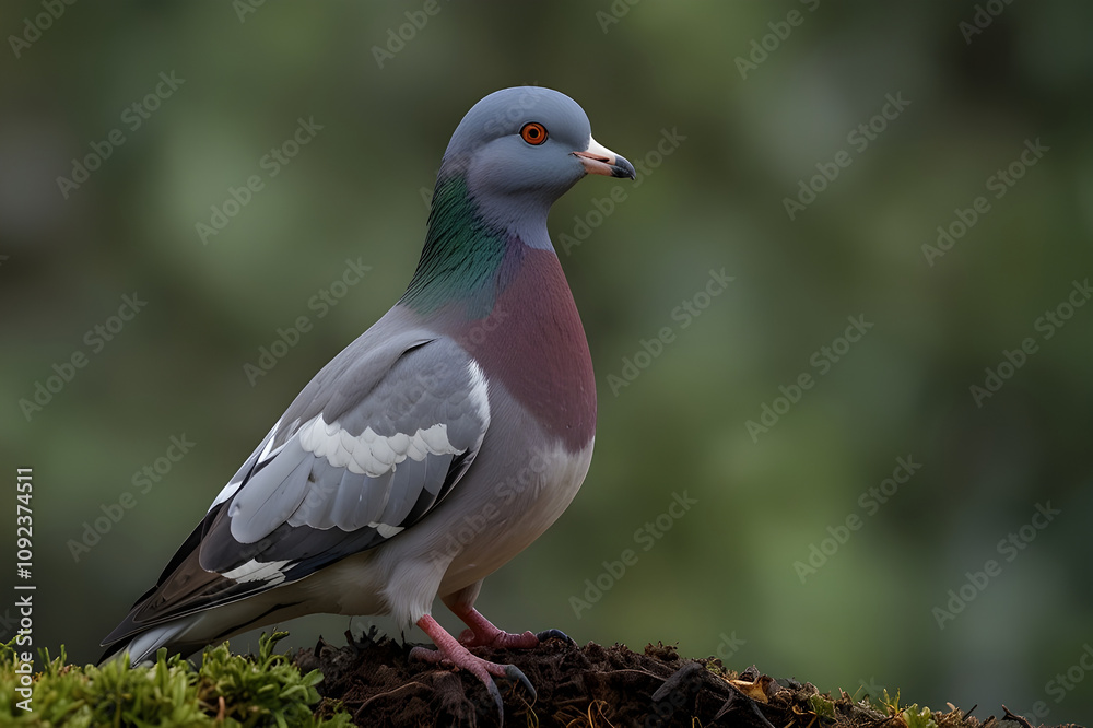 Fototapeta premium The History of Pigeons: From Messengers to Pets