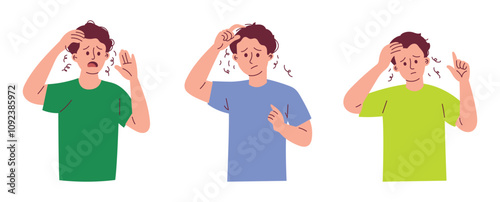 Man Suffering from Hair Loss