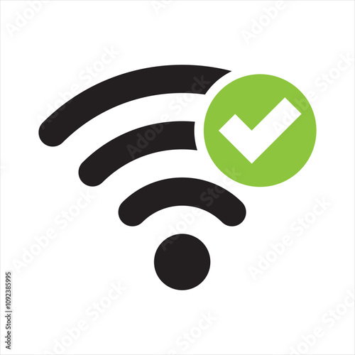 A collection of Wi-Fi icons representing various signal strengths and connection statuses.