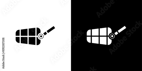 Dog muzzle icon Art design illustration