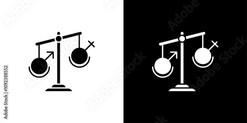 Hormone imbalance icon Art design illustration