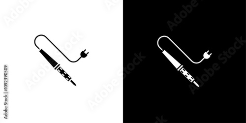 Soldering iron icon Art design illustration