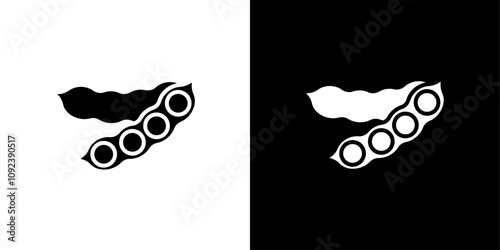 Soybeans icon Art design illustration