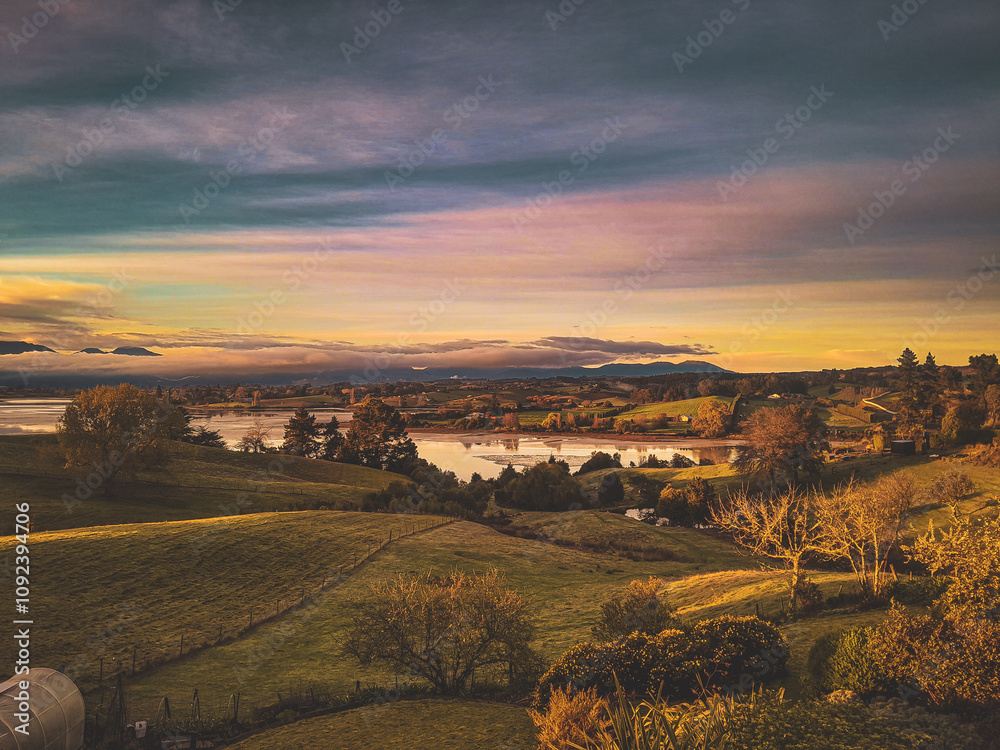 Fototapeta premium New zealand landscape