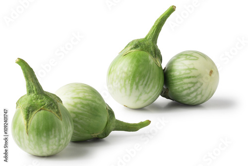 Thai Eggplant on white