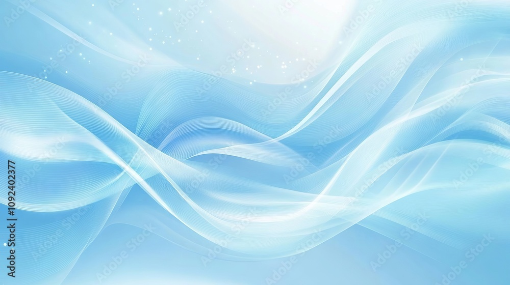 Fototapeta premium Minimalist very light blue background featuring a simple vector pattern ideal for modern graphic design projects