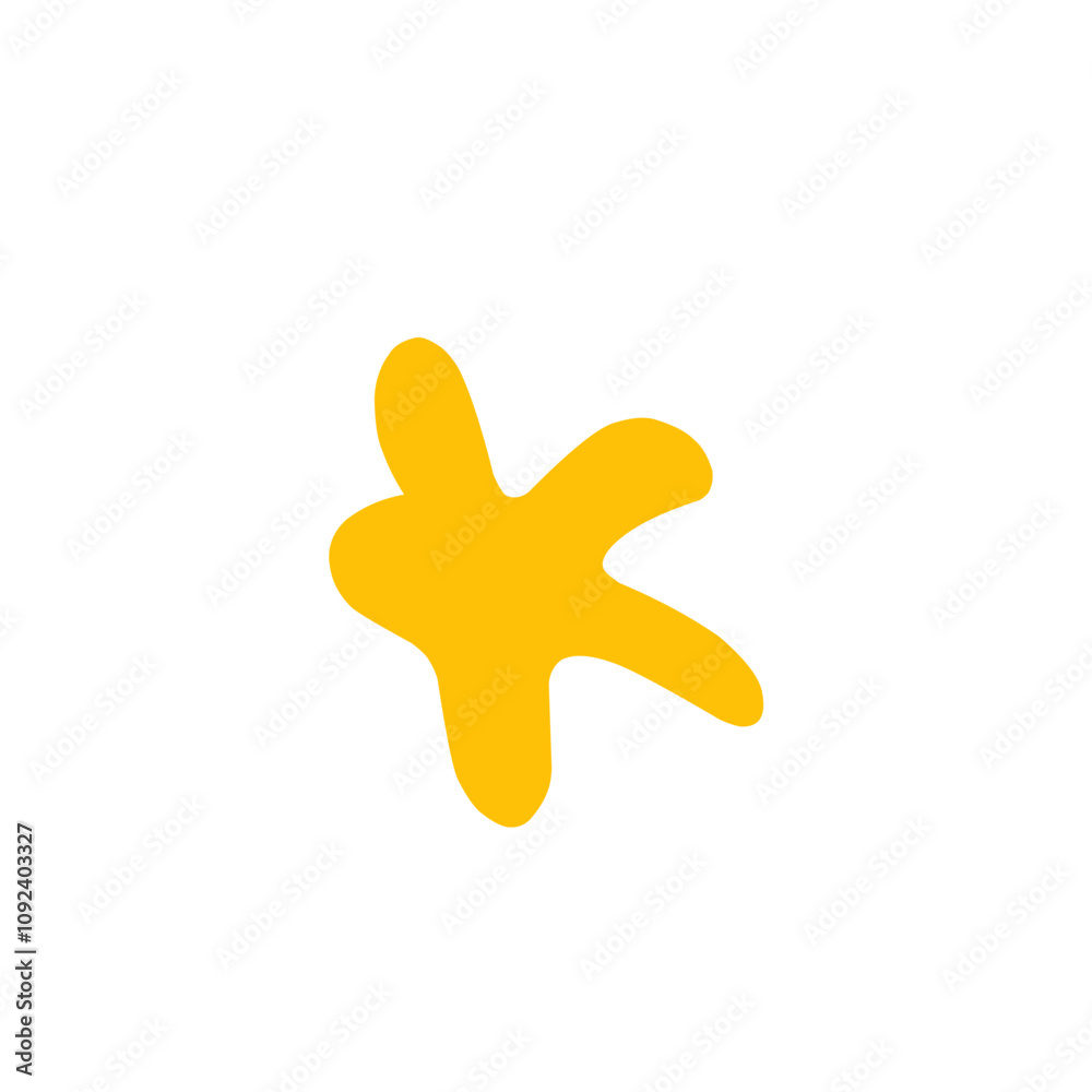 Obraz premium abstract naive shape