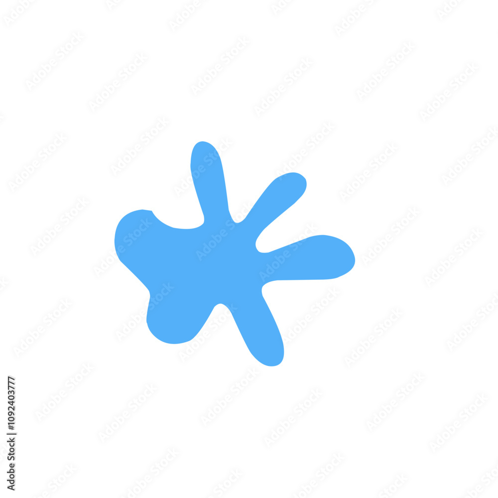 Obraz premium abstract naive shape