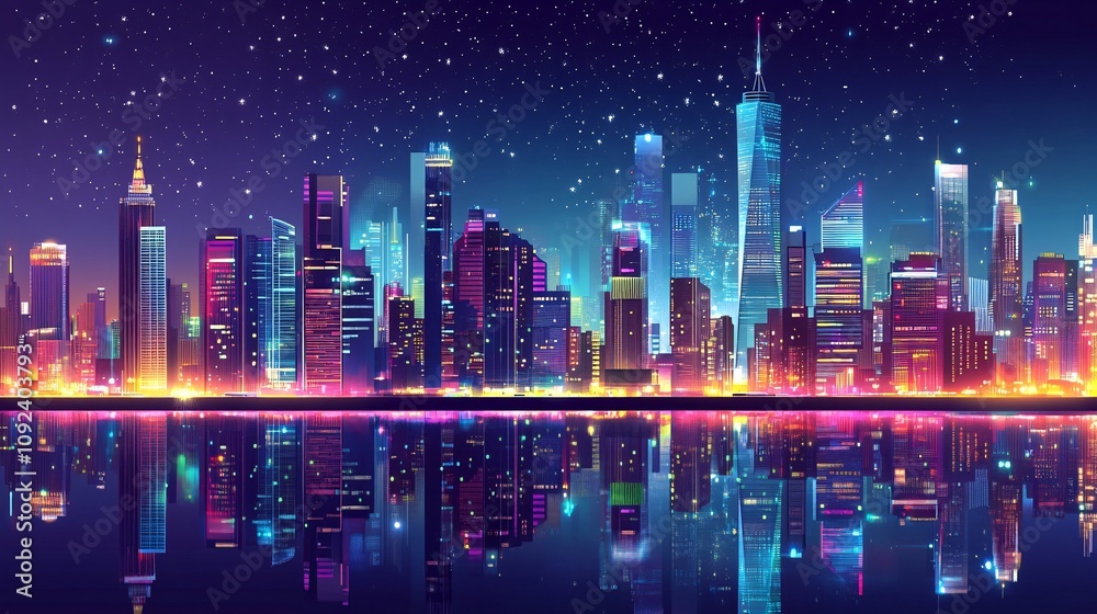 Fototapeta premium City lights