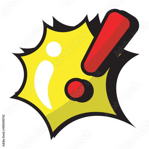 Surprise Expression Mark Illustration