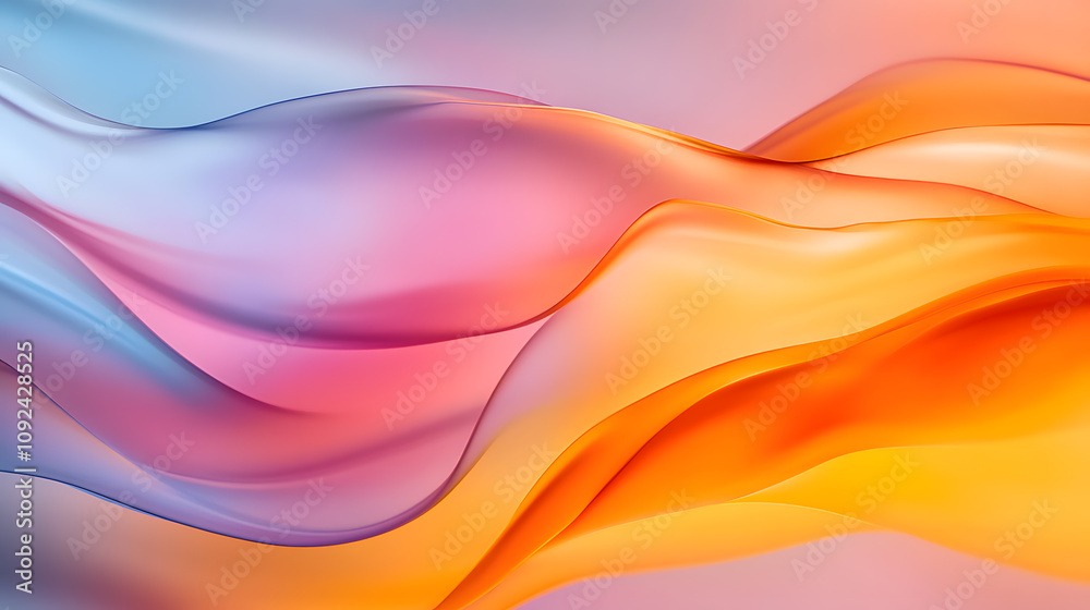 Fototapeta premium Liquid Melting Minerals Abstract Wallpaper Colorful Waves Artistic Environment Vibrant Viewpoint for Modern Aesthetics