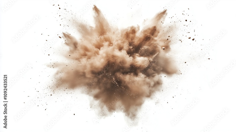 a grey color explosion of dust, abstract background a grey color explosion of dust, abstract background
