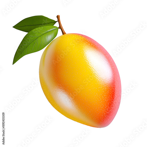 Mango isolated on white background