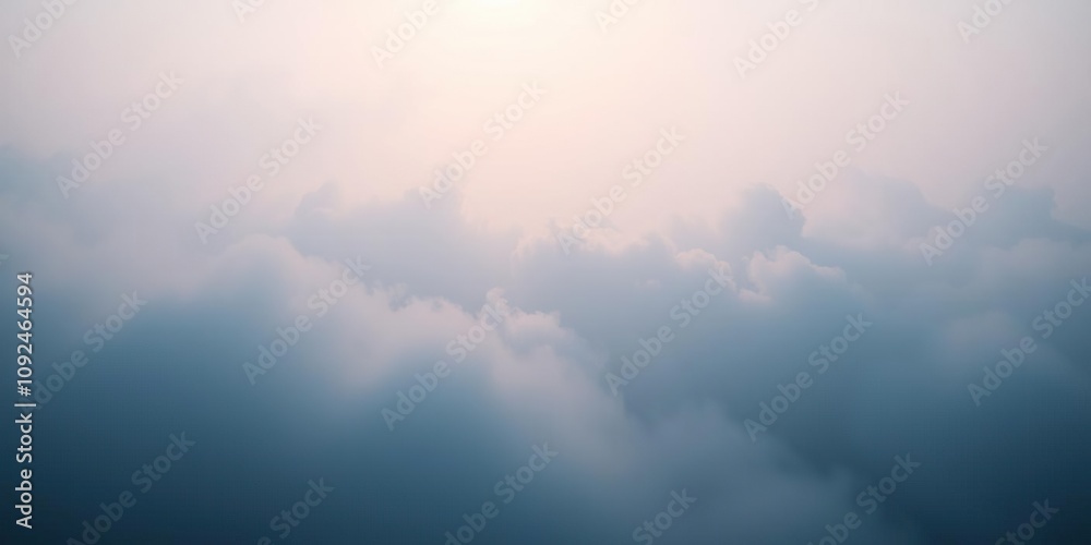 Clouds of smoke floating in the stillness of a foggy morning, atmospheric, smoke Clouds of smoke floating in the stillness of a foggy morning, atmospheric, smoke