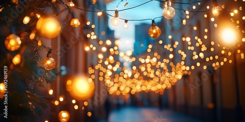 Festive House Entrance with Diwali Lights photo