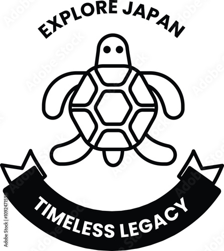 A turtle logo with a blue ribbon that says Timeless Legacy