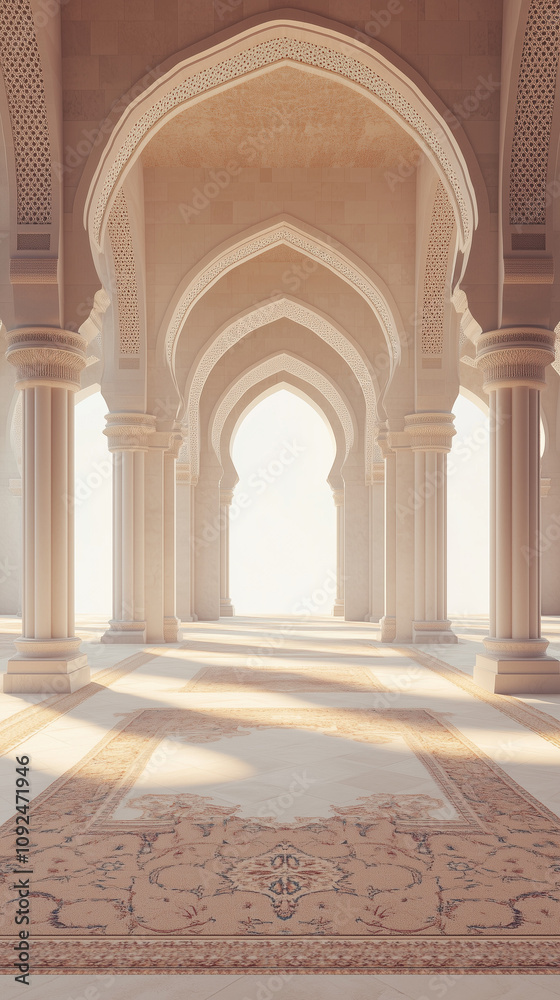 Fototapeta premium Mosque Pillars