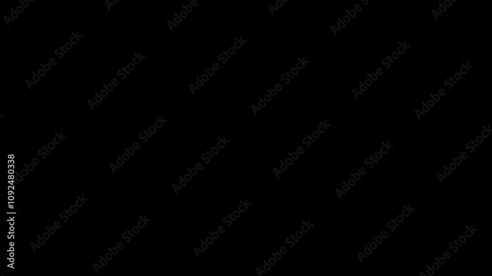 Diagonal red shape linear split wipe motion graphic animation for transition on transparent background