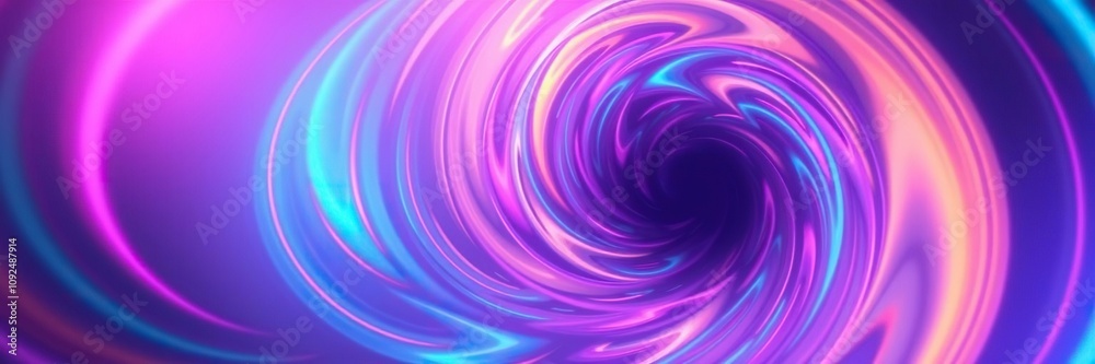 Fototapeta premium Retro-inspired psychedelic swirls of bright neon hues in a swirling vortex on a soft gradient background, art deco inspired, vibrant colors, colorful backgrounds