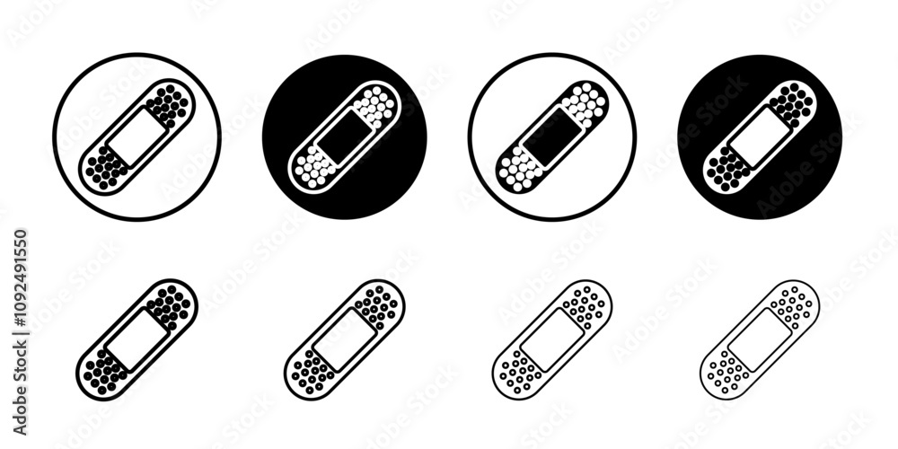 Bandage Icon linear logo isolated Bandage Icon linear logo isolated