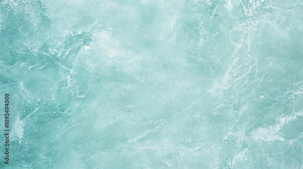 Obraz premium Light turquoise matte concrete surface ideal for modern design applications and backgrounds