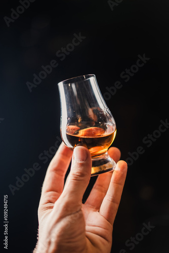 Single malt whisky glass
