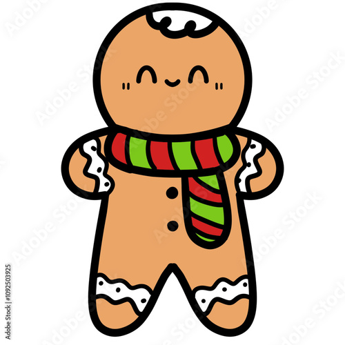 christmas gingerbread man