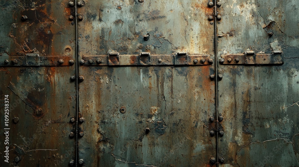 Rusty metal wall featuring riveted plates and peeling paint, creating a gritty atmosphere suited for a powerful human rights documentary cover. Rusty metal wall featuring riveted plates and peeling paint, creating a gritty atmosphere suited for a powerful human rights documentary cover.