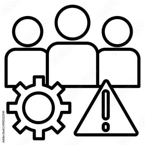 Stakeholder Conflict Management  Icon Element For Design