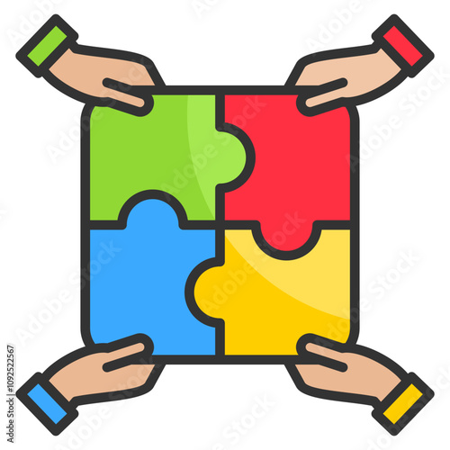 Stakeholder Engagement  Icon Element For Design