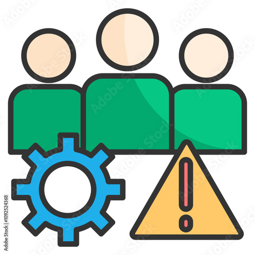 Stakeholder Conflict Management  Icon Element For Design