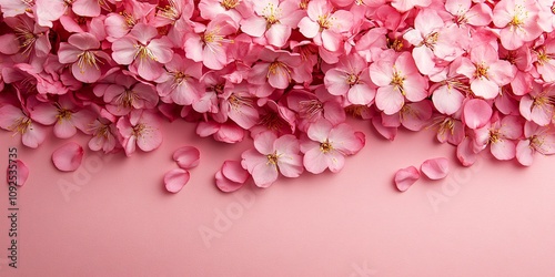 Blooming Celebration - Pink Floral Women's Day and Baby Shower Background