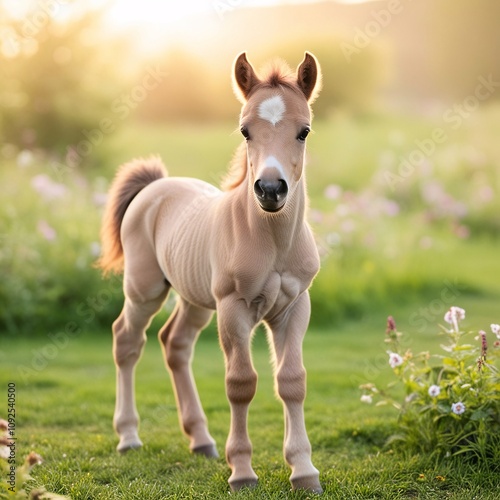 cute baby horse