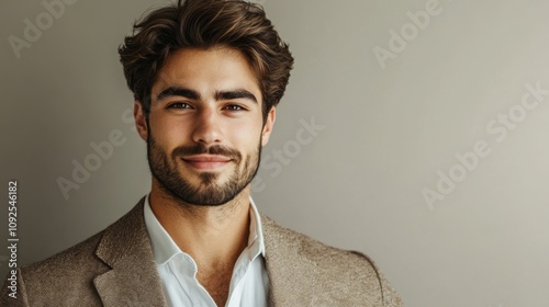 Handsome Man in a Stylish Suit photo