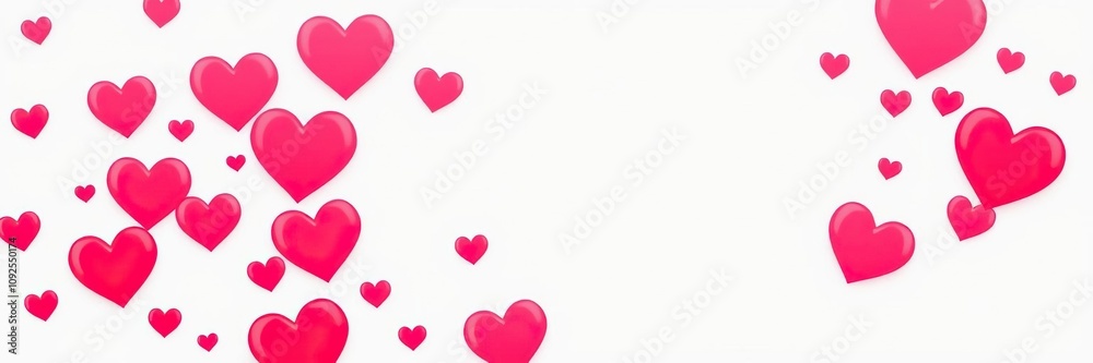 Red and pink ombre effect creating a gradient of hearts on a white or light-colored background, wallpaper background, pink hearts, design element Red and pink ombre effect creating a gradient of hearts on a white or light-colored background, wallpaper background, pink hearts, design element