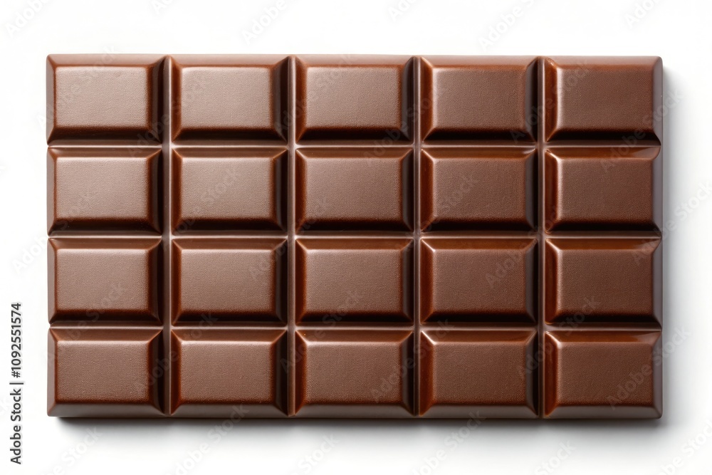 Smooth Chocolate Bar Isolated on Transparent Background, Perfect for Sweet Treats and Desserts, High Depth of Field, Brown Color, 8 Square Segments, Ideal for Confectionery and Food Photography Smooth Chocolate Bar Isolated on Transparent Background, Perfect for Sweet Treats and Desserts, High Depth of Field, Brown Color, 8 Square Segments, Ideal for Confectionery and Food Photography