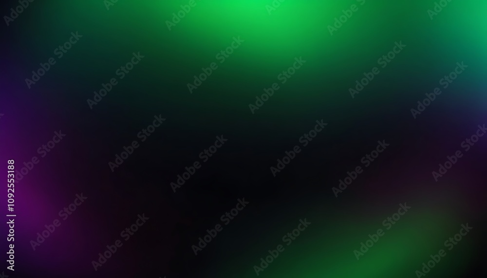 Fototapeta premium green and blue black background Dark green blue grainy gradient background, black backdrop, noise texture effect,webpage header, wide banner size.10