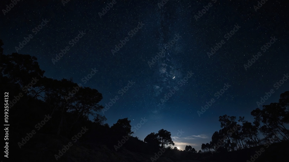 Obraz premium sky with stars