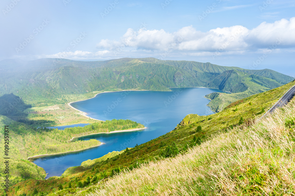 Lagoa do Fogo, Sao Miguel Island, Azores, Portugal