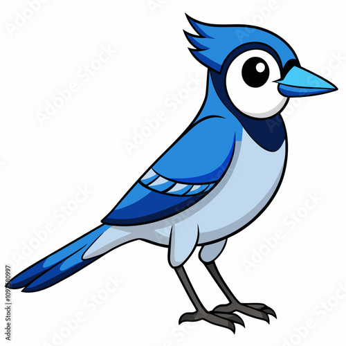 blue bird cartoon