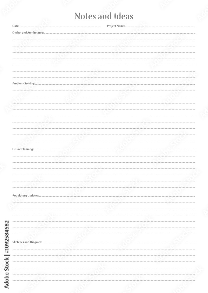 Versatile Generic Planning Pages and Planner Sheets Design Template for daily, weekly, and monthly organization for organizing daily routines and personal goals Versatile Generic Planning Pages and Planner Sheets Design Template for daily, weekly, and monthly organization for organizing daily routines and personal goals