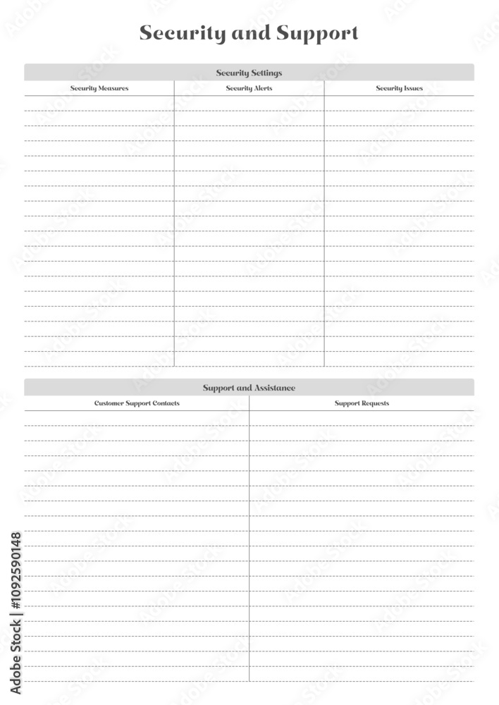 Sign Up Planning Page provide an organized amp manage your account details Sign In Note Template Sign Up Planning Page provide an organized amp manage your account details Sign In Note Template