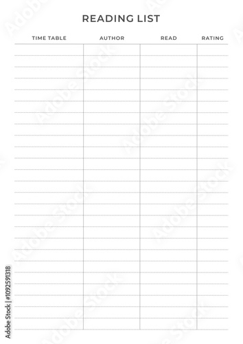 Study Planning Page Planner Sheet Design Template for Organizing Study Sessions, Goals, Timelines, Assignments, Exams, and Progress Tracking for Effective Learning and Academic Success